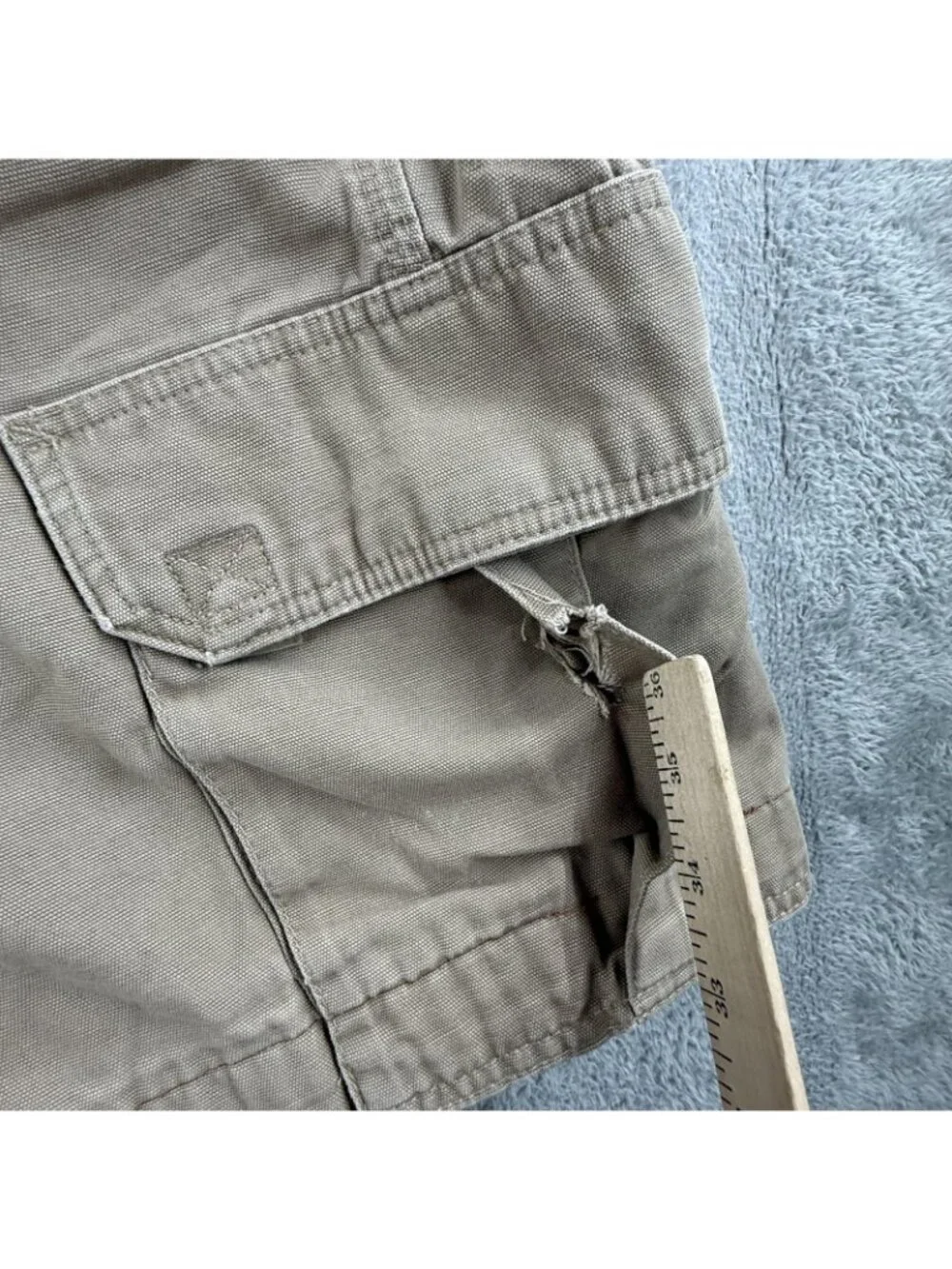 Vintage Carhartt Cargo Shorts Mens 42 Brown Canvas Utility Workwear Relaxed Fit